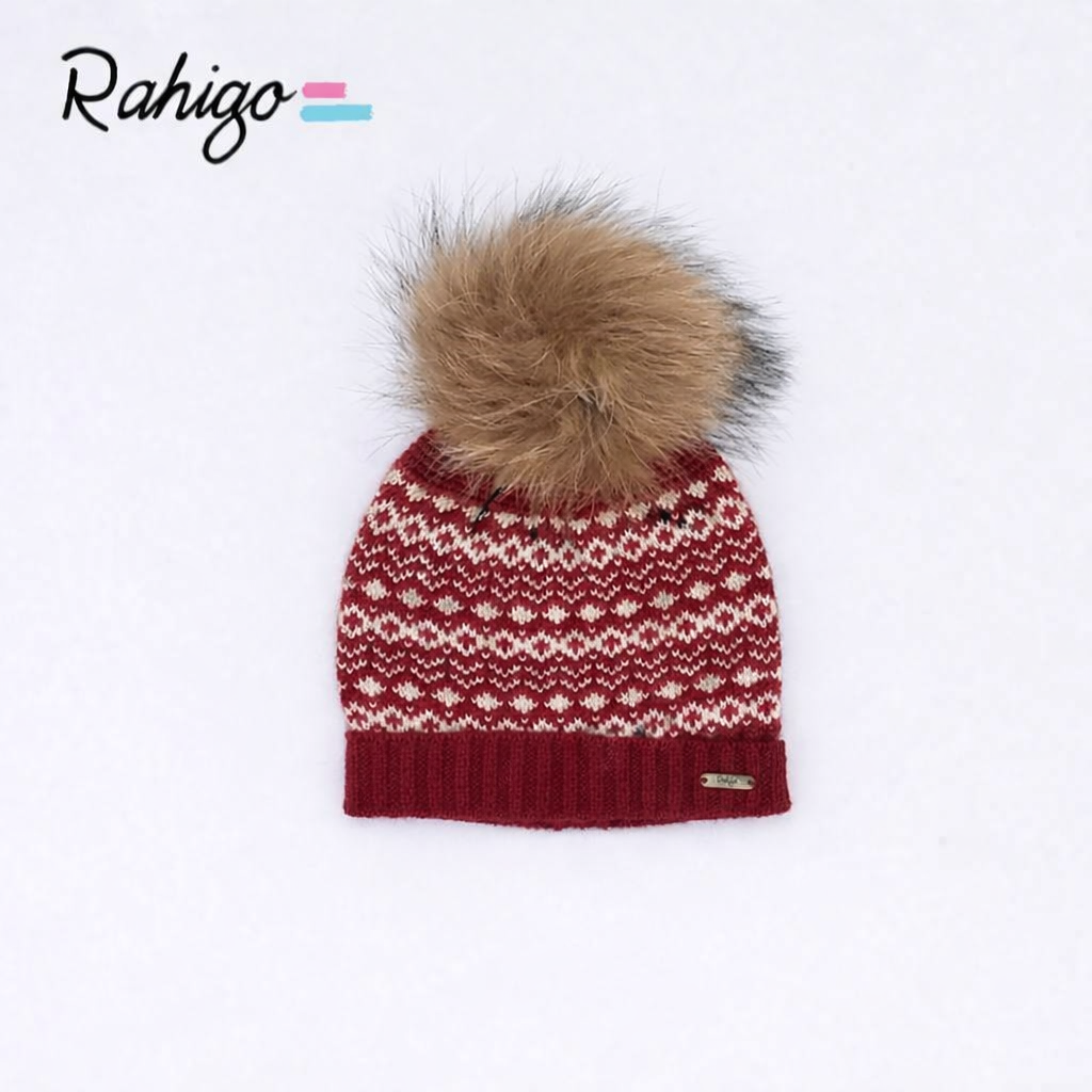 Rahigo Baby Boys Burgundy Red & Cream Cardigan, Shirt, Shorts, Pom Hat & Socks Set - AW26 (Preorder)