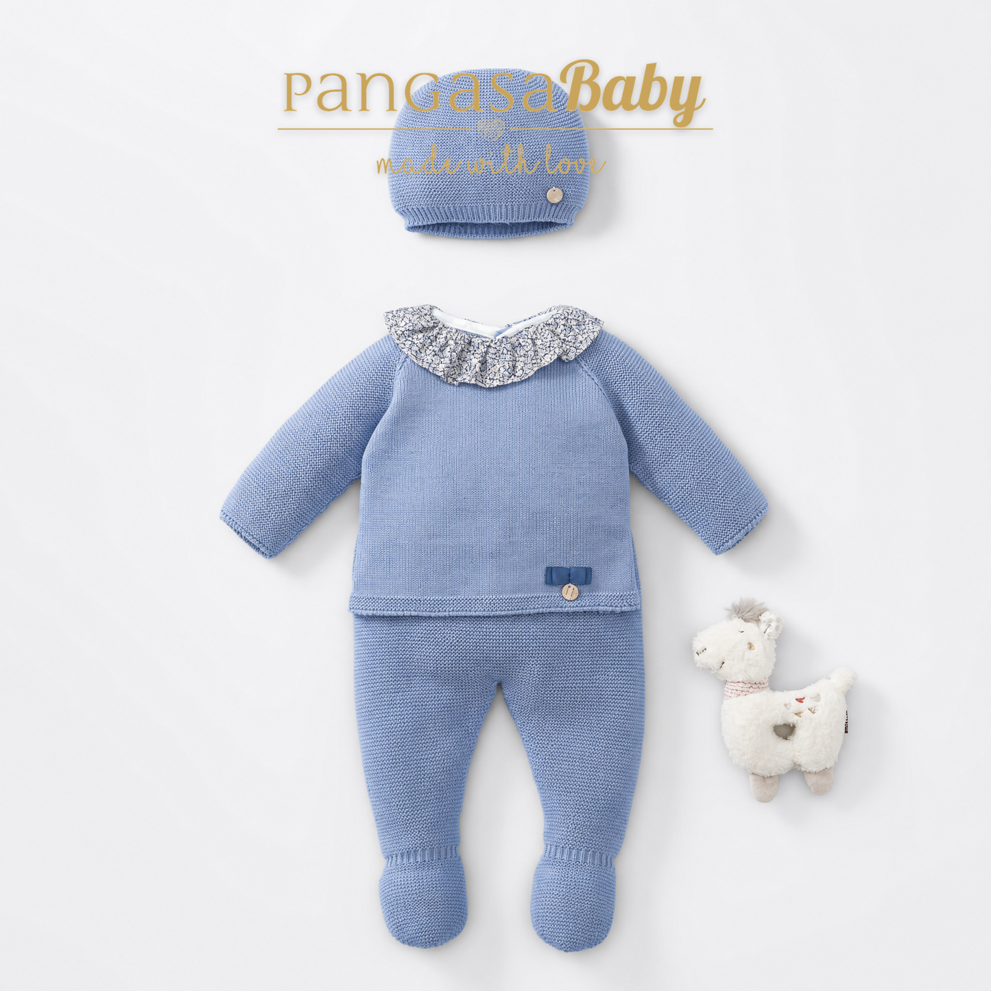 Pangasa Baby Girls Brume 3 Piece Knitted Set  ~ AW26 Preorder