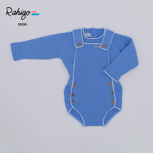 Baby Boys Rahigo Blue Romper & Jumper AW25 - in stock
