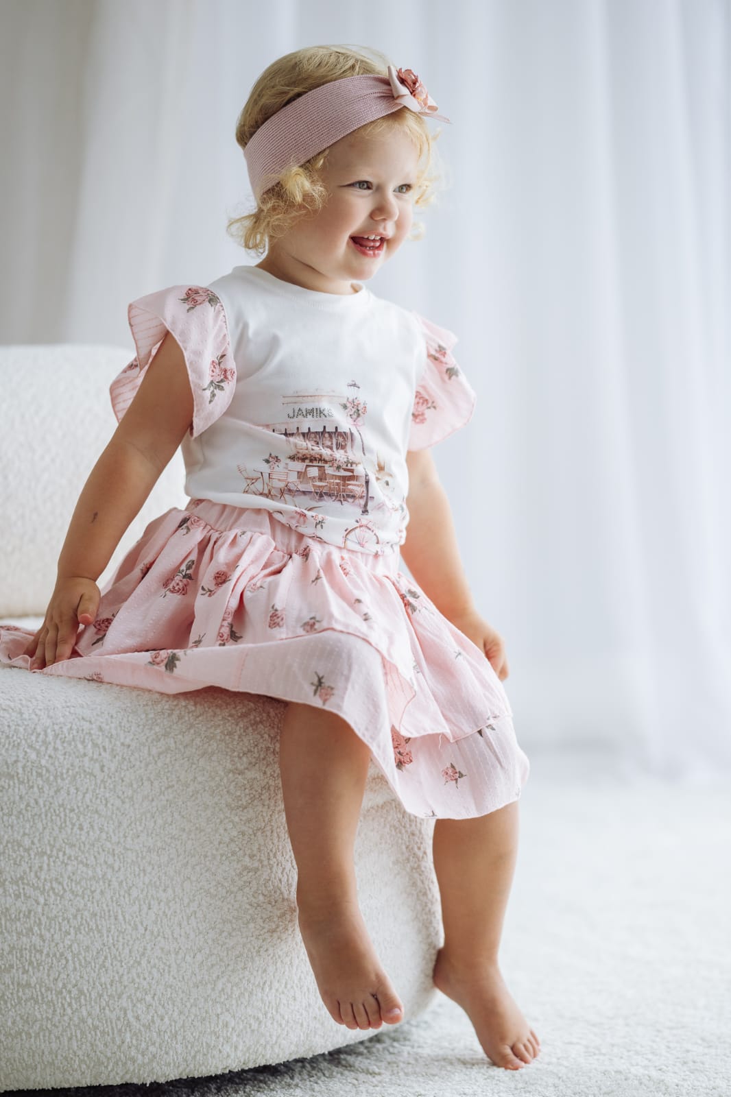 Girls Linao Top & Skirt Set