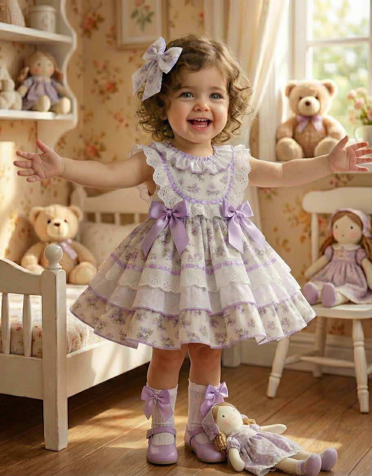 Sonata Girls Lilac Dreams Dress SS26 (Made to order)