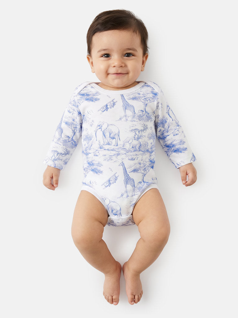 Boys Baby Blue Safari 5 piece Set