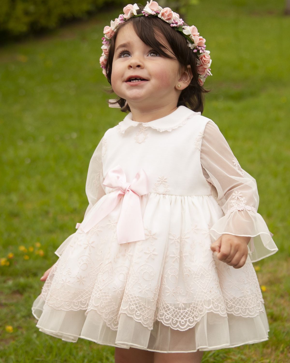 Sonata Organza Pink Dress - (Made To Order)