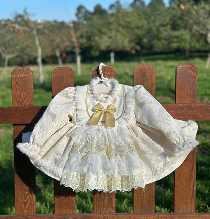 Golden Christmas Dress AW (Made to order)