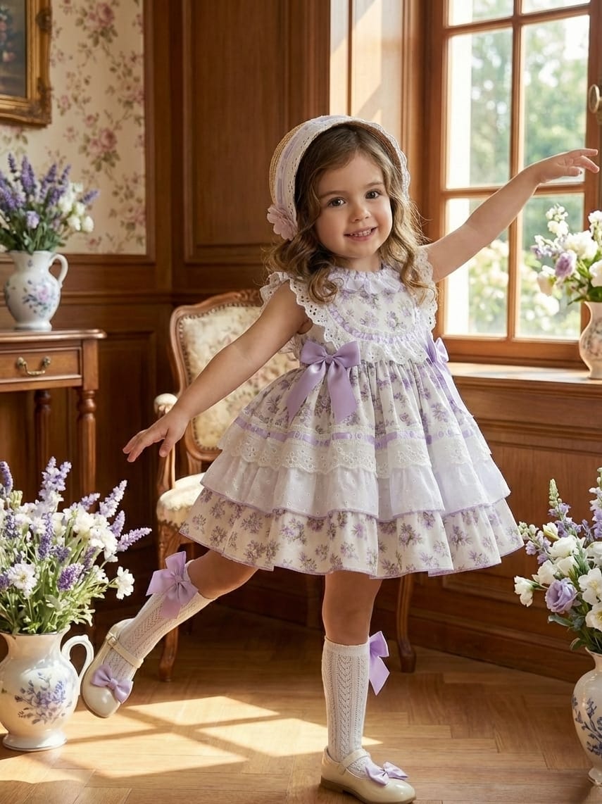 Sonata Girls Lilac Dreams Dress SS26 (Made to order)