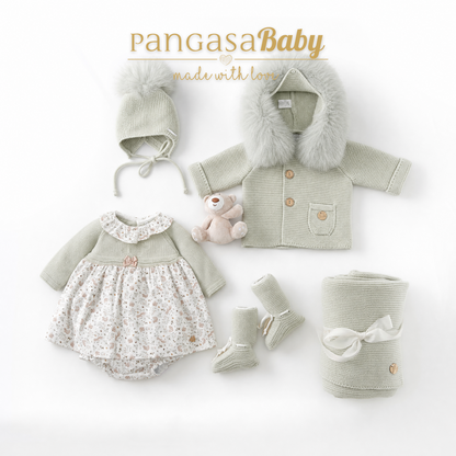 Pangasa Baby Ardilla Halfknit Dress & Knickers ~ AW26 Preorder