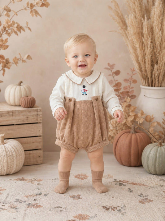 Boys Camel Soldier Romper