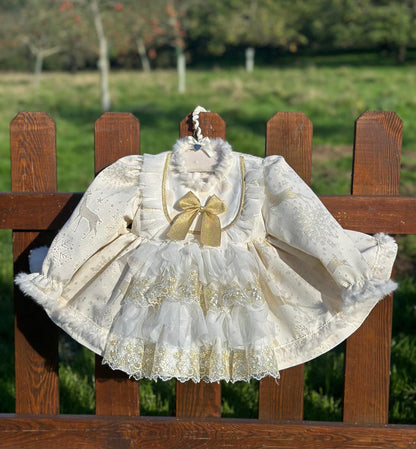 Golden Christmas Dress AW (Made to order)