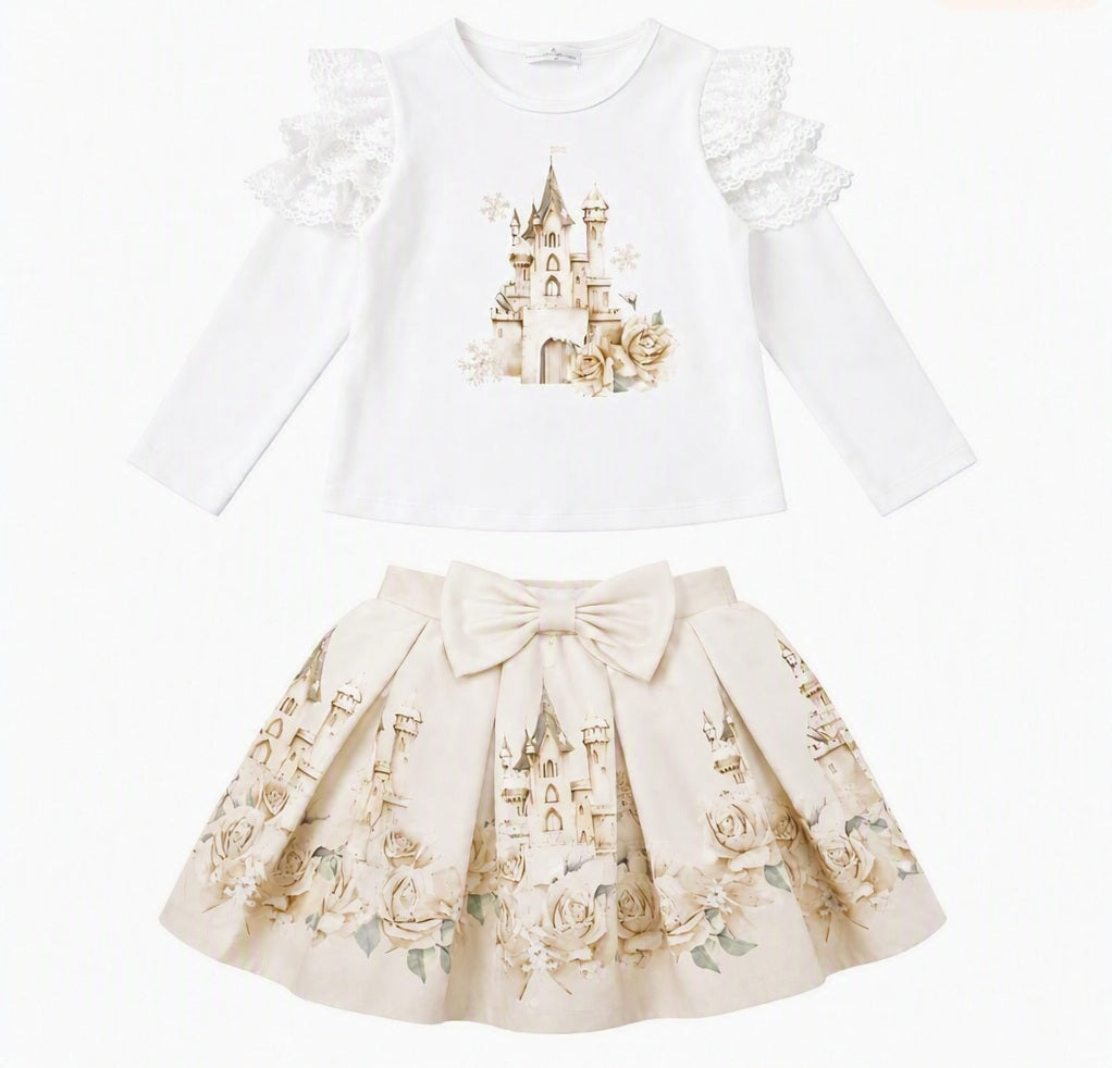 Girls Castle Top & Skirt Set (Preorder)