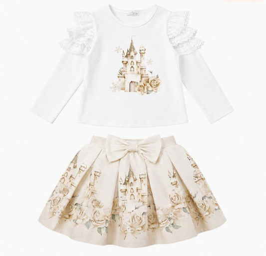 Girls Castle Top & Skirt Set (Preorder)