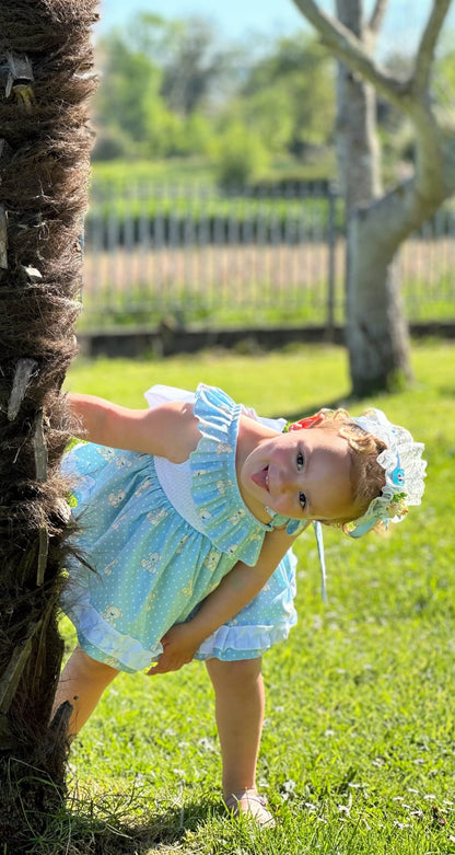Sonata Teddybear Print Dress  - (Made To Order)