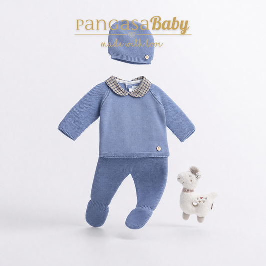 Pangasa Baby Boys Brume 3 Piece Knitted Set  ~ AW26 Preorder