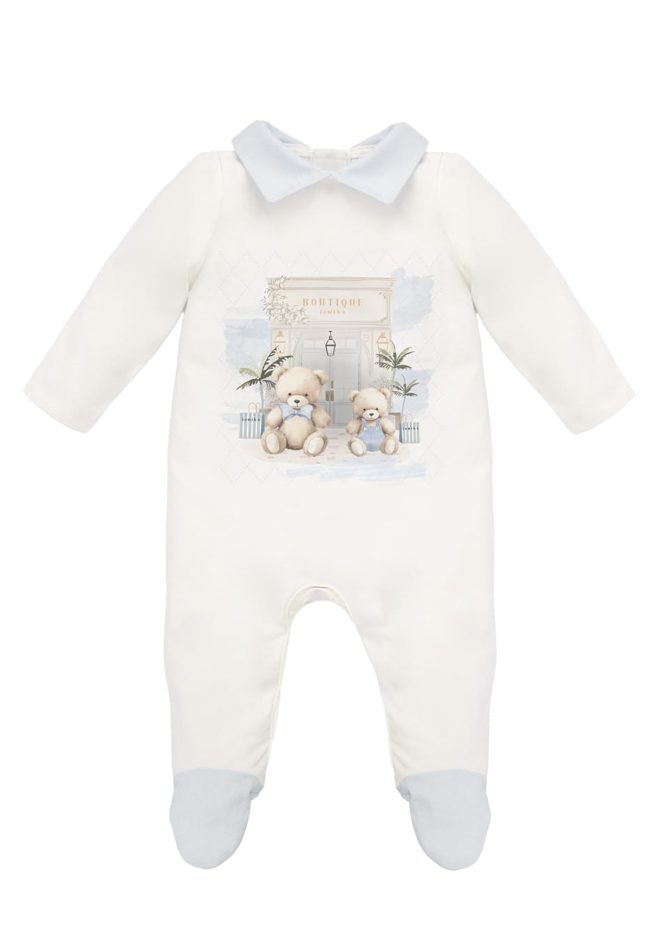 Baby Boys Bubuva Teddybear Babygrow