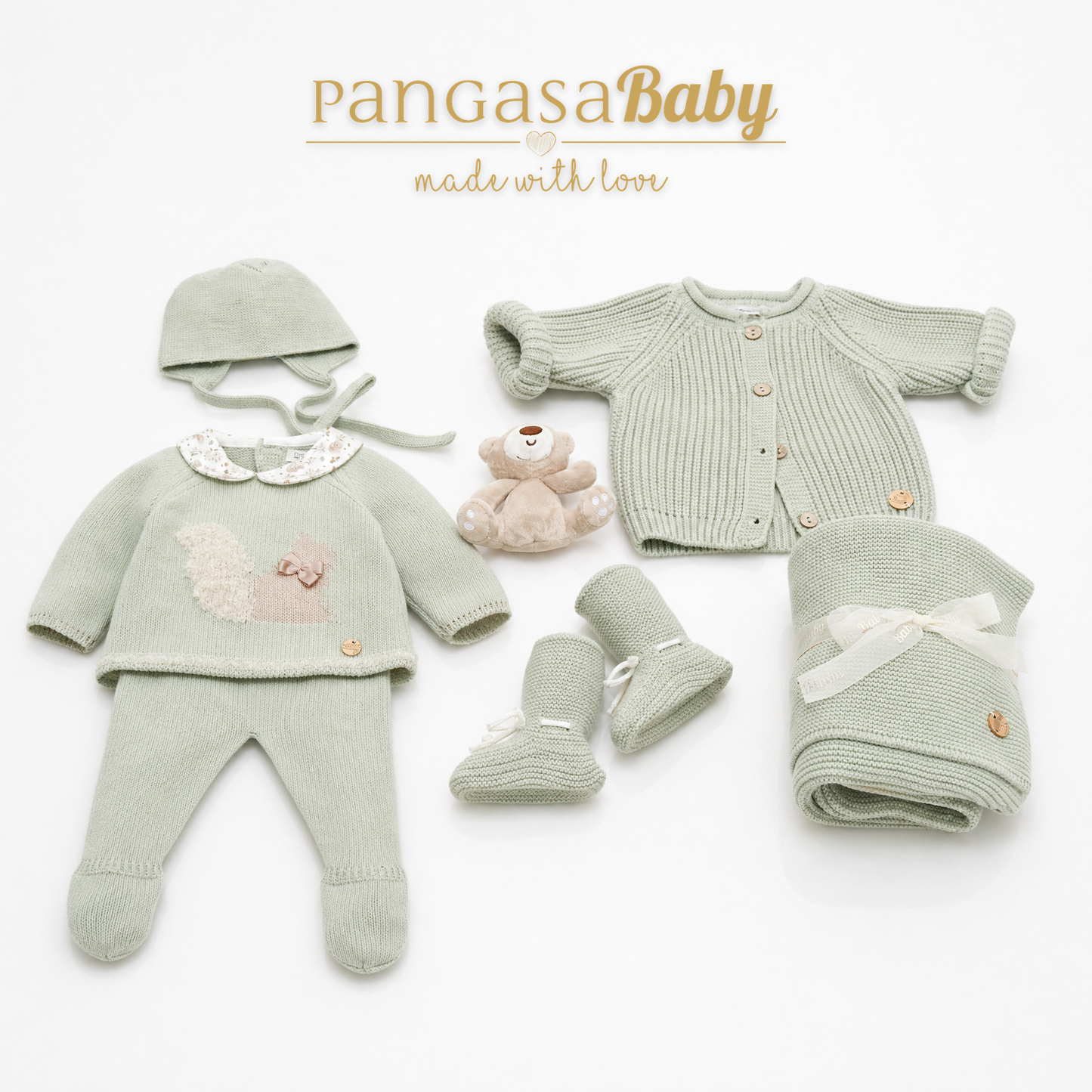 Pangasa Baby Ardilla Boys 2 Piece Knitted Set ~ AW26 Preorder