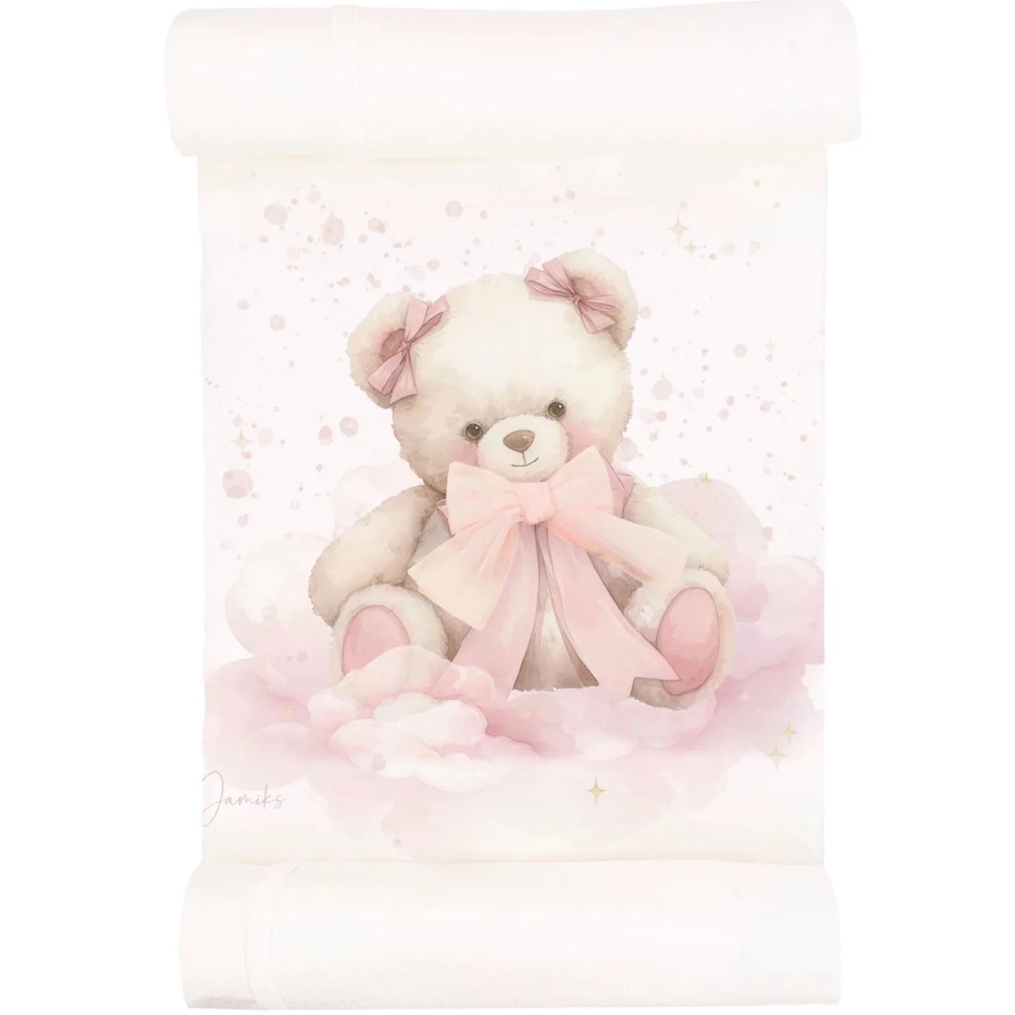 Baby Girls Soeli Swaddle, Hat, Bib & Babygrow Set