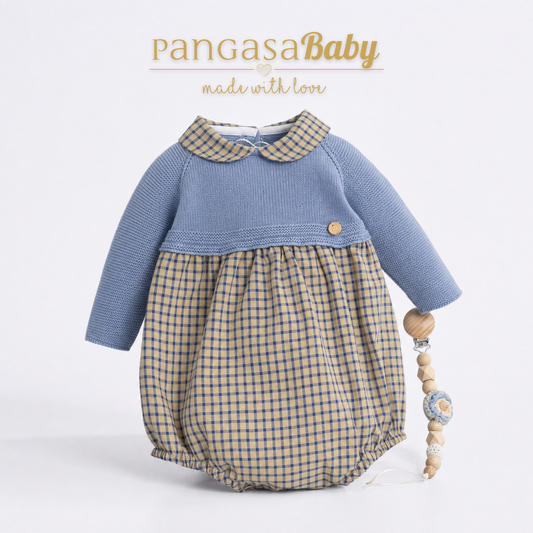 Pangasa Baby Brume Halfknit Romper ~ AW26 Preorder