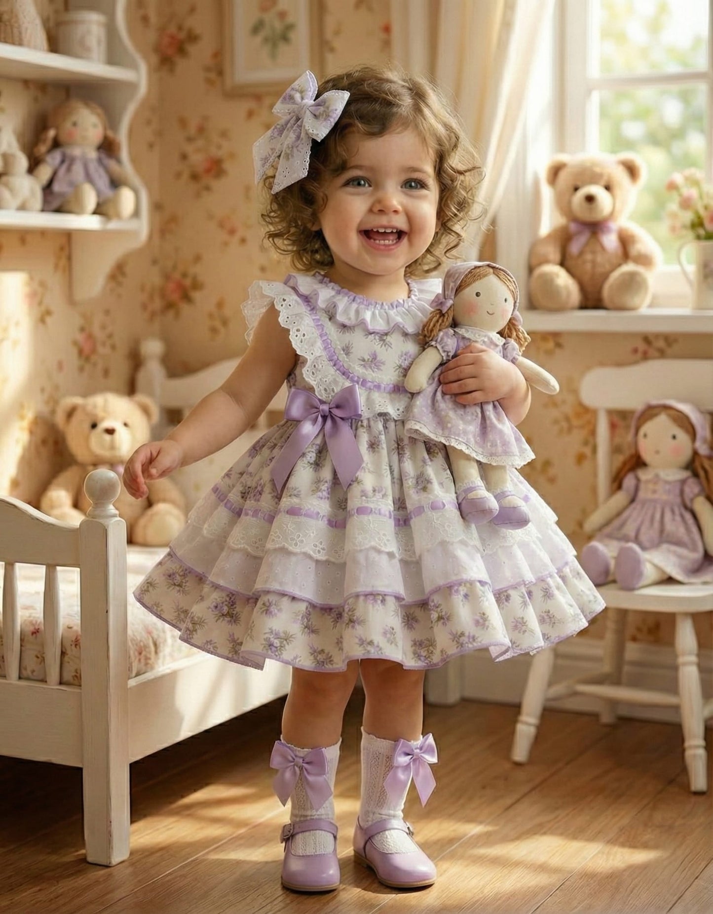Sonata Girls Lilac Dreams Dress SS26 (Made to order)