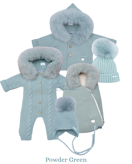 Pangasa Powder Green Luxury Fur Collection - Preorder