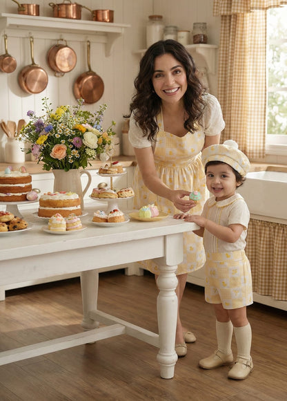 Sonata Boys Lemon Blossom Shirt & Short Set SS26 (Made to order)