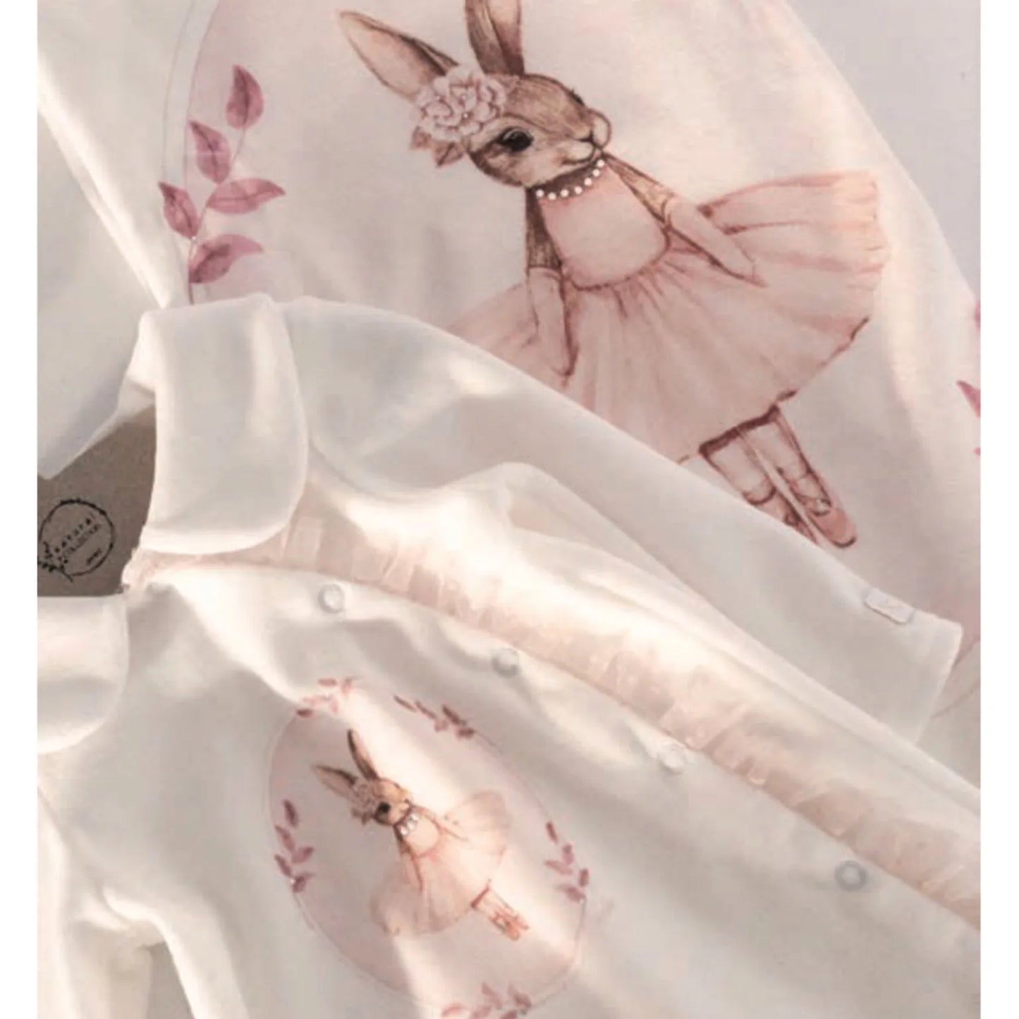 Baby Girls Eugenie Swaddle, Hat, Bib & Babygrow Set