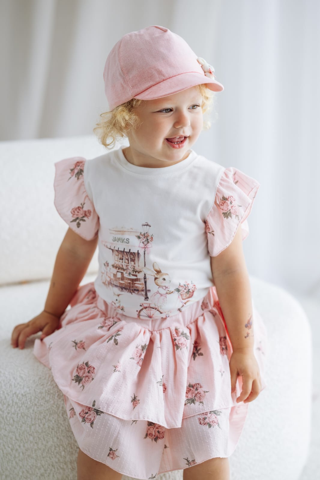 Girls Linao Top & Skirt Set