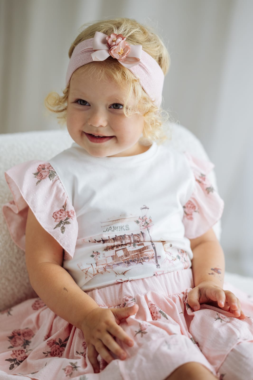 Girls Linao Top & Skirt Set