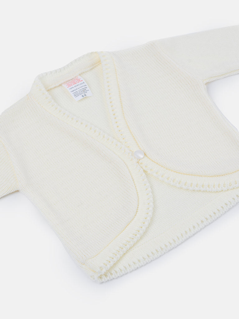 Baby Girls Medium Ivory Bolero