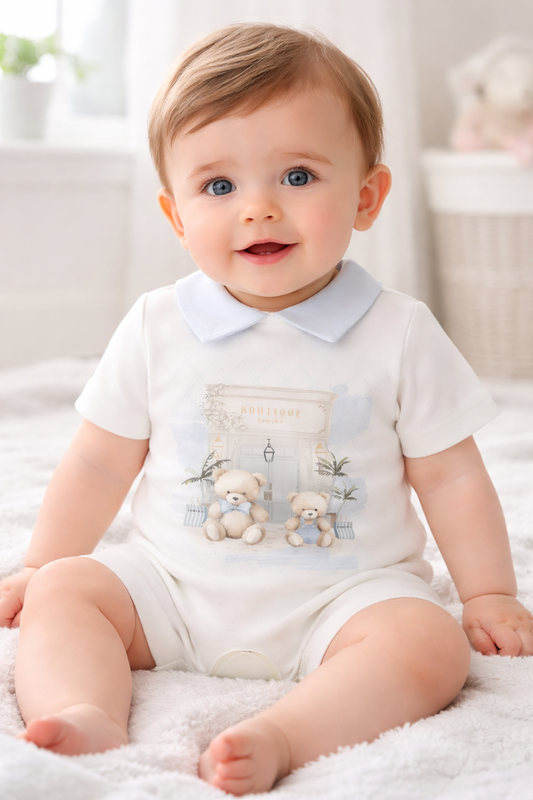 Baby Boys Bubuva Teddybear Romper