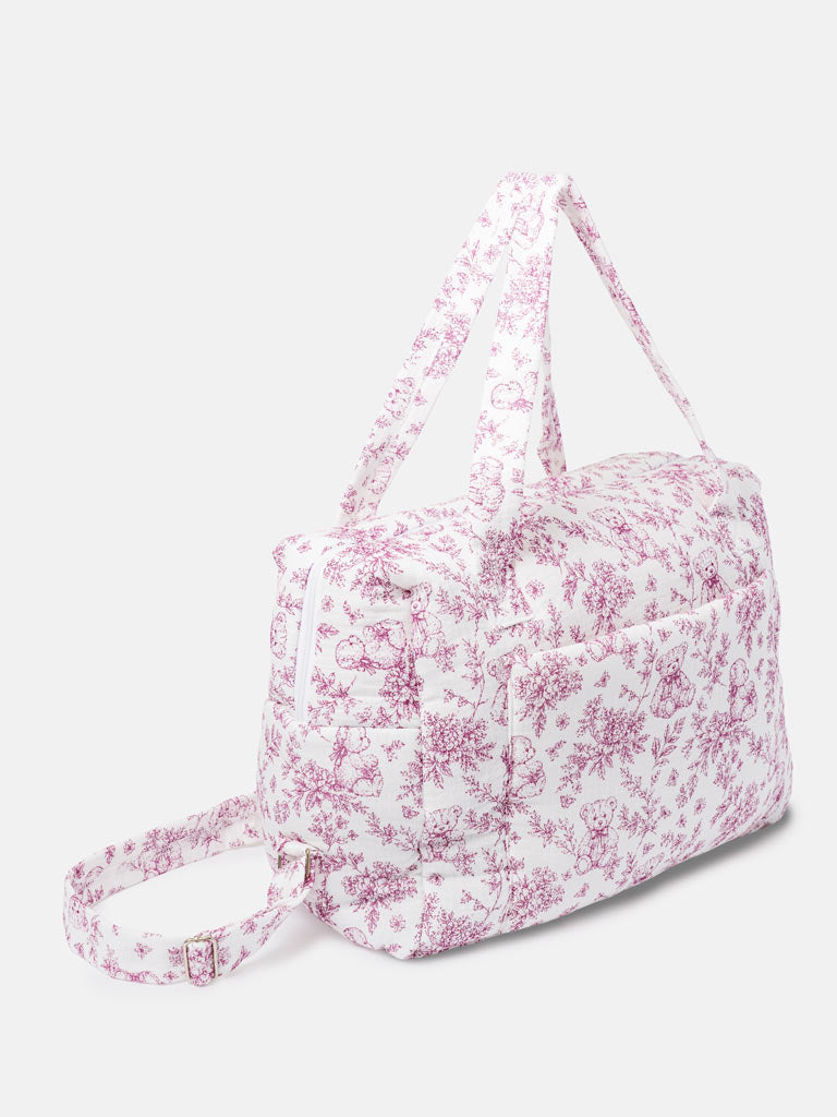 Cherry Red Teddybear Changing Bag