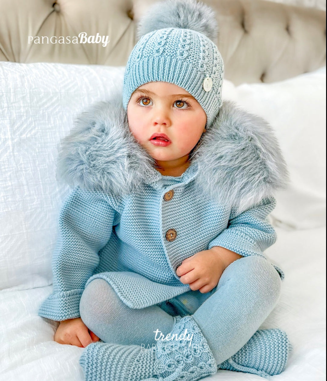 Pangasa Powder Blue Luxury Fur Collection - Preorder