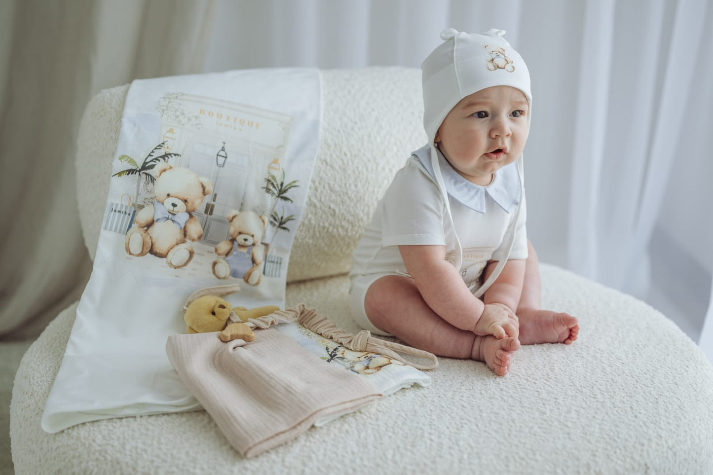 Baby Boys Bubuva Teddybear Romper