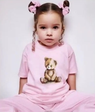 Girls Baby Teddy Bear T-Shirt 2-3years