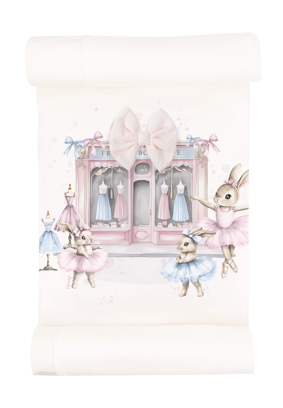 Baby Girls Lucerta Ballerina Bunny Swaddle