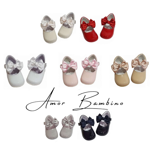 Baby Mary Jane Butterfly Bow Patent Shoes