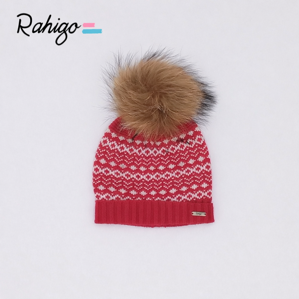 Rahigo Baby Boys Red & Cream Cardigan, Shirt, Shorts, Pom Hat & Socks Set - AW26 (Preorder)