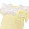 Baby Girl Yellow Plumetti Romper