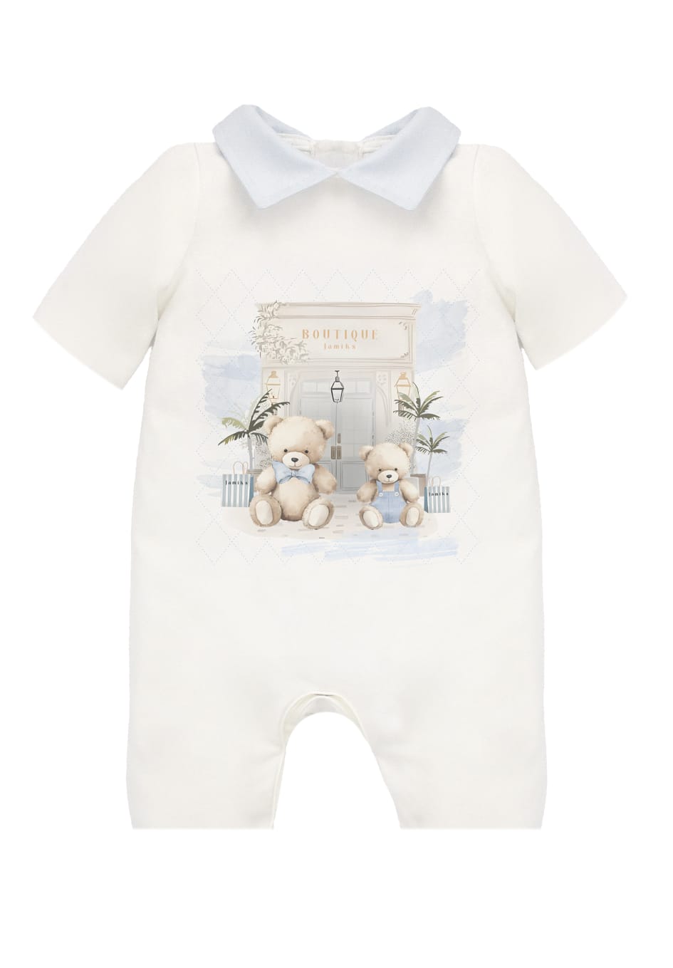 Baby Boys Bubuva Teddybear Romper